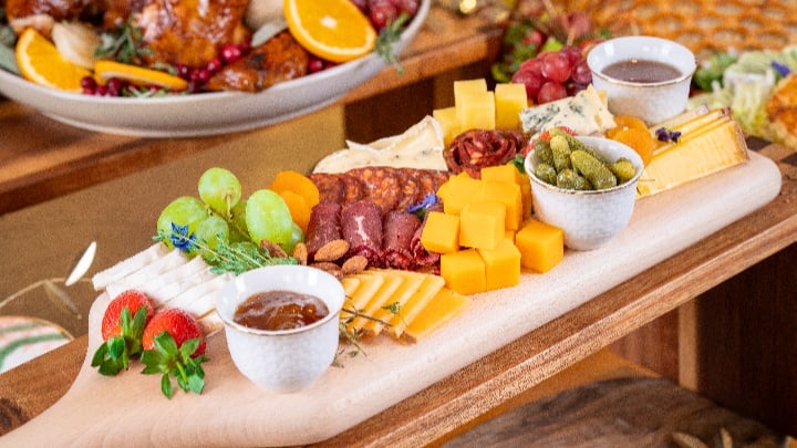 Image of a pink bag on grey background